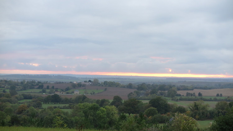 Trip to Normandy. The landscape of Normandy