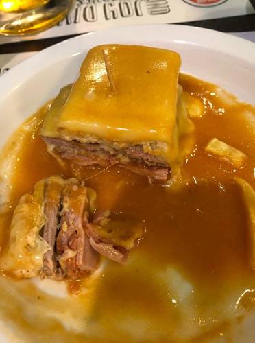 Thing to eat in Portugal. The famous Francesinha  