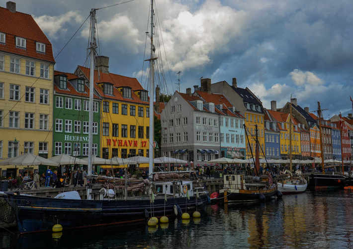 Trip to Copenhagen, Nyhavn - colorful houses in Copenhagen