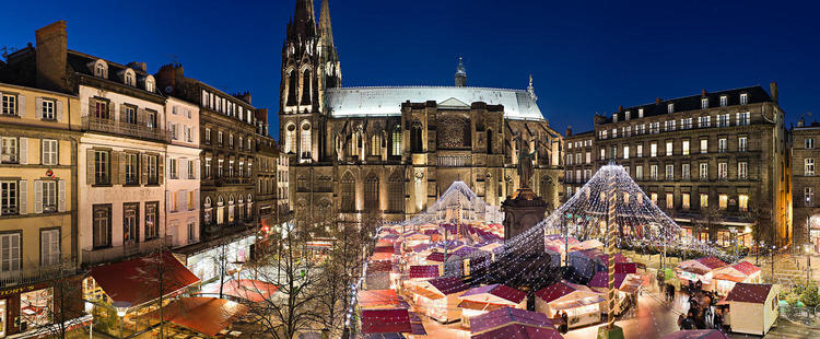 Clermont-Ferrand Christmas markets on Victory place