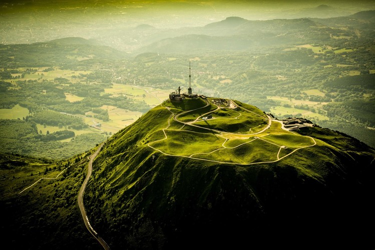 Panorama of Puy de dome by Gérard Fayet, (Panoramique des Domes)