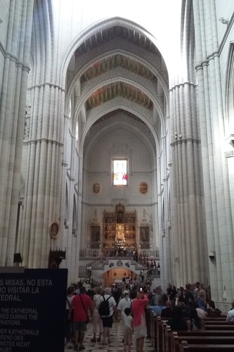 Inside Madrid Cathedral