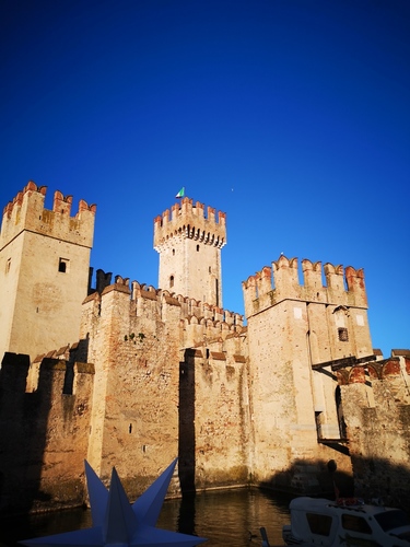 Scaligero castle garda lake