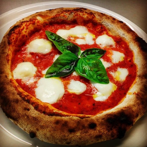 Exquisite italian pizza at Manerba del Garda