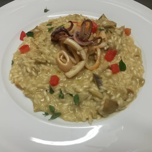 Tasty risotto at Garda lake
