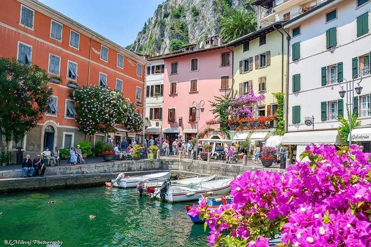 Little old port at Limone sul Garda
