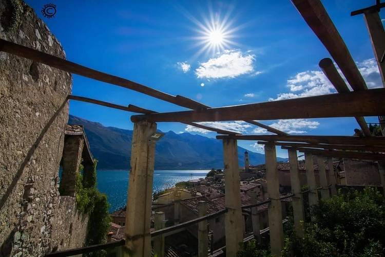 View from the Limonaia del Castel, lake Garda