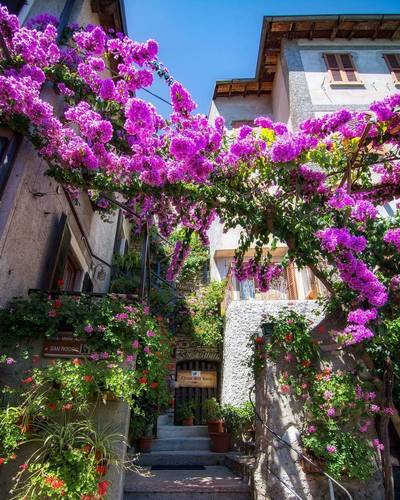 Beautiful Alleys in Limone, Garda lake