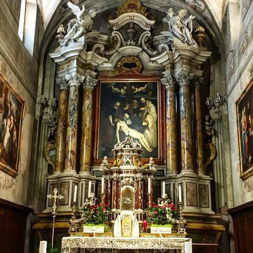 Beautiful church in Limone, lake Garda