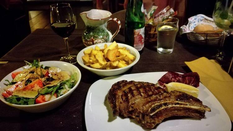 Exquisite meal at Limone sul Garda