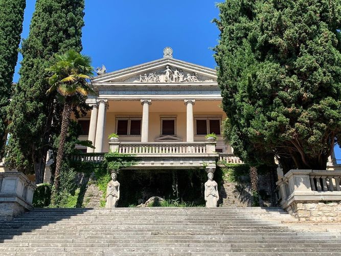 Villa Alba at Gardone Riviera, Garda lake