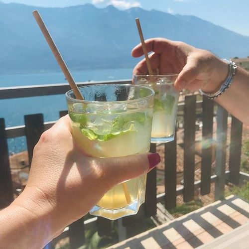 Good drink at Limone sul Garda