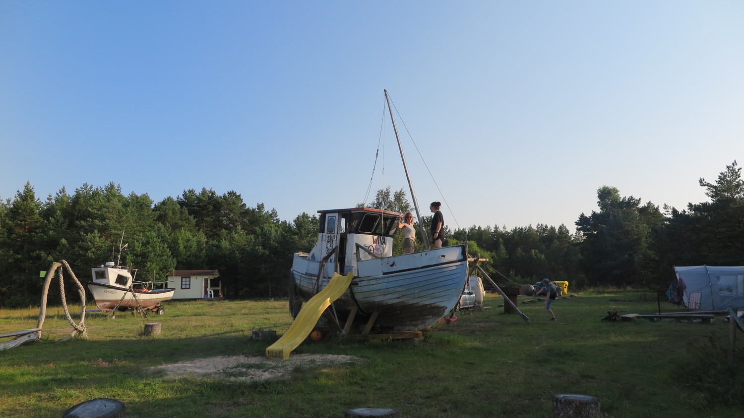 zvejnekseta campsite in pavilosta